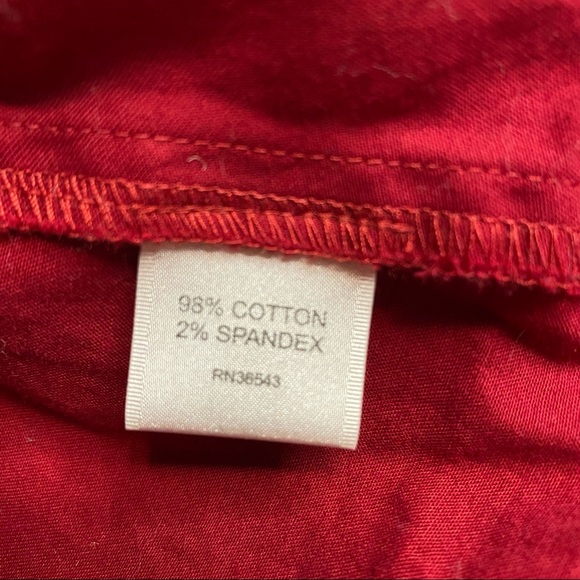 VAN HEUSEN Red Botton Down Shirt Stretchy Size XXL - Picture 7 of 8